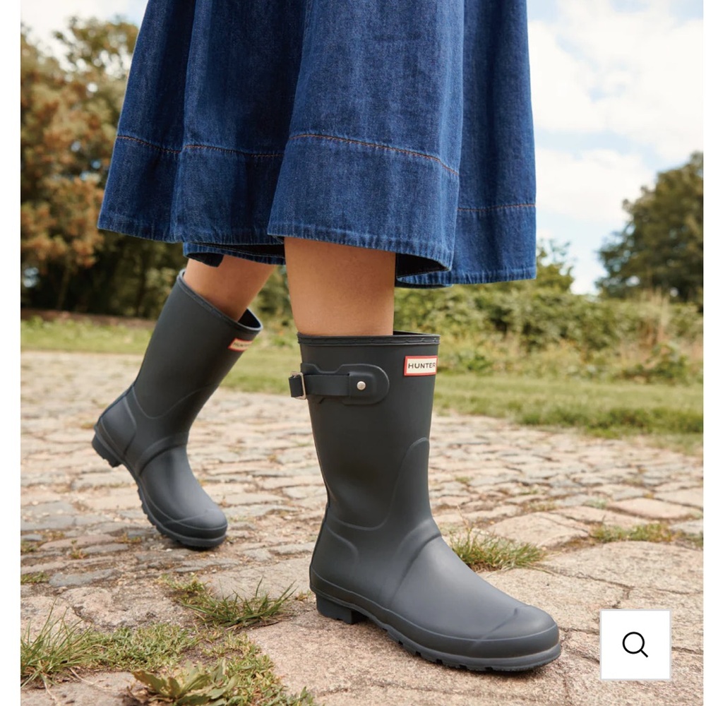 Hunter Rain Boots Blue/Gray